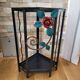 Wrought iron umbrella door