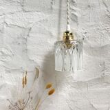 Vintage glass hand lamp