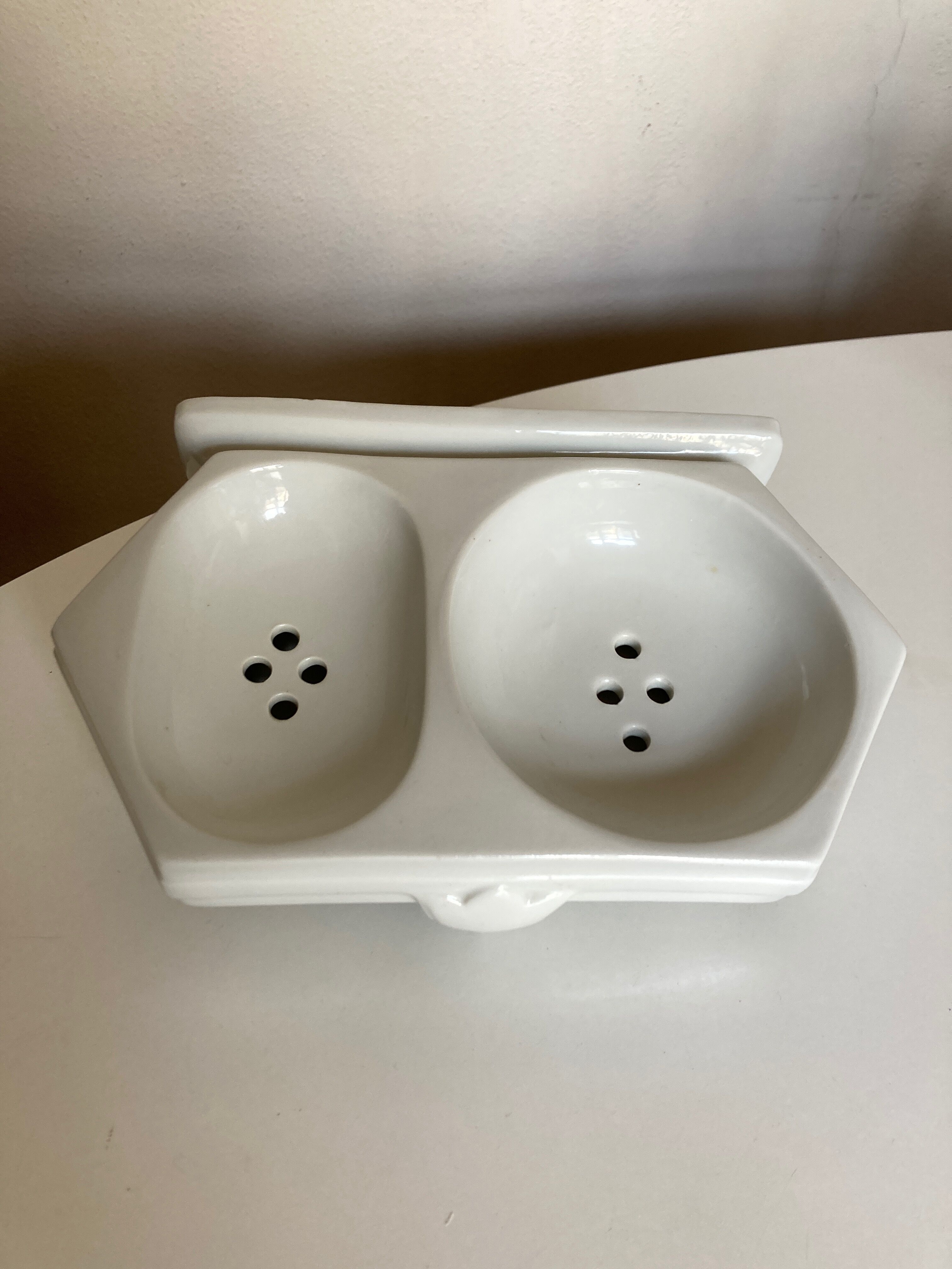 Bathroom shelf soap holder wall 19th