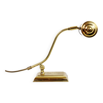 Brass desk lamp 1970