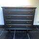 Commode vintage noire