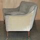 William Yeowood Curved 2-Seater Sofa in Velvet and Linen