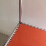 Serving industrial chrome metal wheeled library