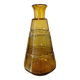 Art deco glass carafe in yellow