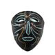 Accolay black ceramic wall mask, 1960s