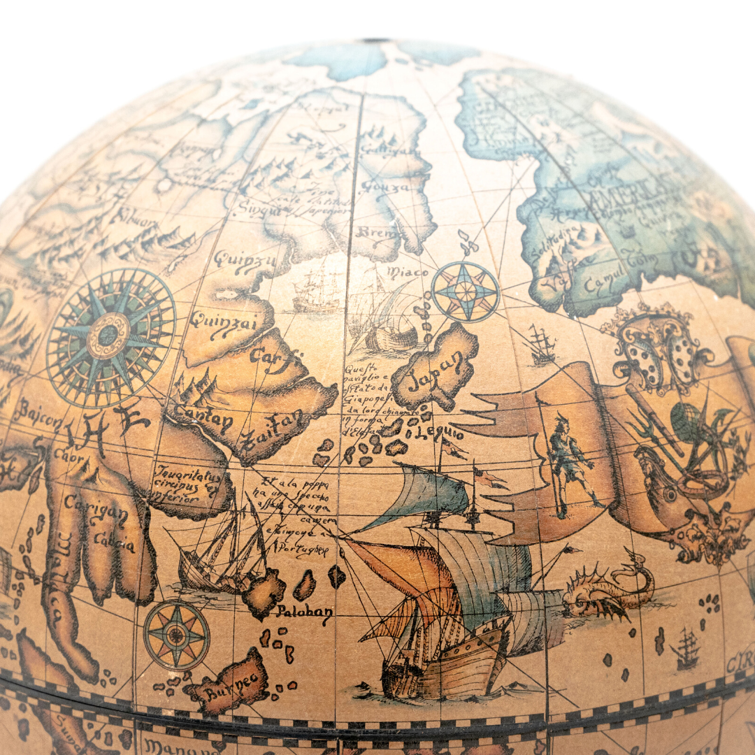 Bar globe terrestrial, Italy, 1970