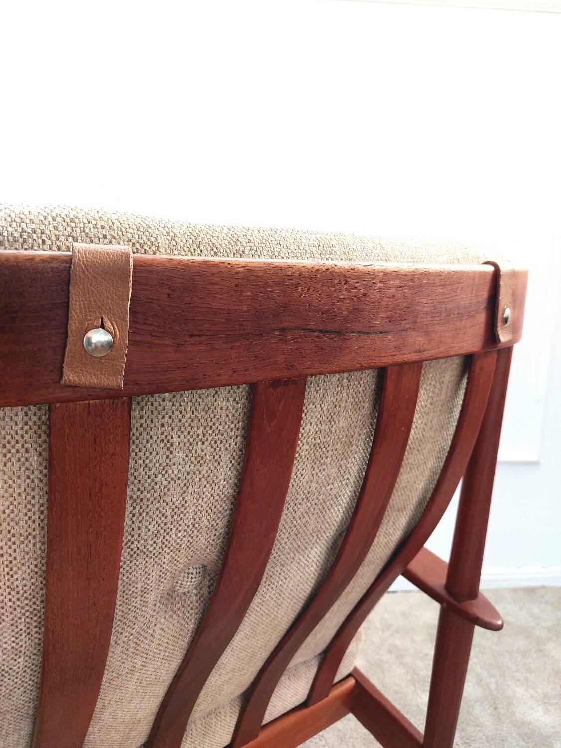 PJ56 armchair by Grete Jalk for Poul Jeppesen - Denmark circa 1960