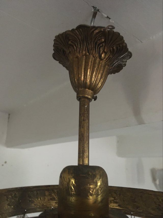 Suspension with half-basket 20th century