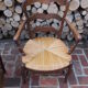 Pair of Provençal-style armchairs seaters in straw