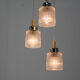Mid century adjustable glass suspension by Pokrok Zilina, 1970s