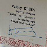 Large crystal cooler from BACCARAT DE VALERY KLEIN, new