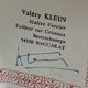 Large crystal cooler from BACCARAT DE VALERY KLEIN, new