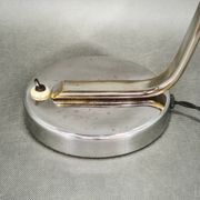 Rare lampe de bureau réglable en chrome Bauhaus des années 1930, Tchécoslovaquie