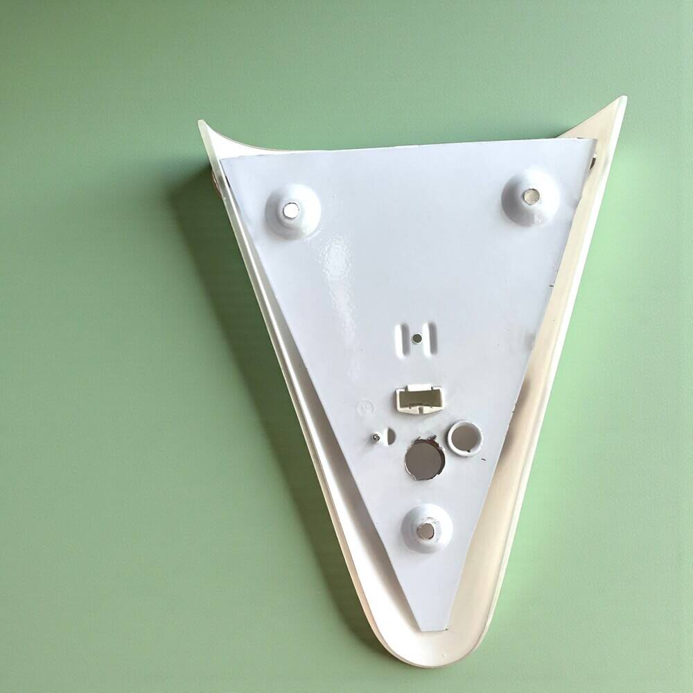 White  glass conical wall sconce lamp