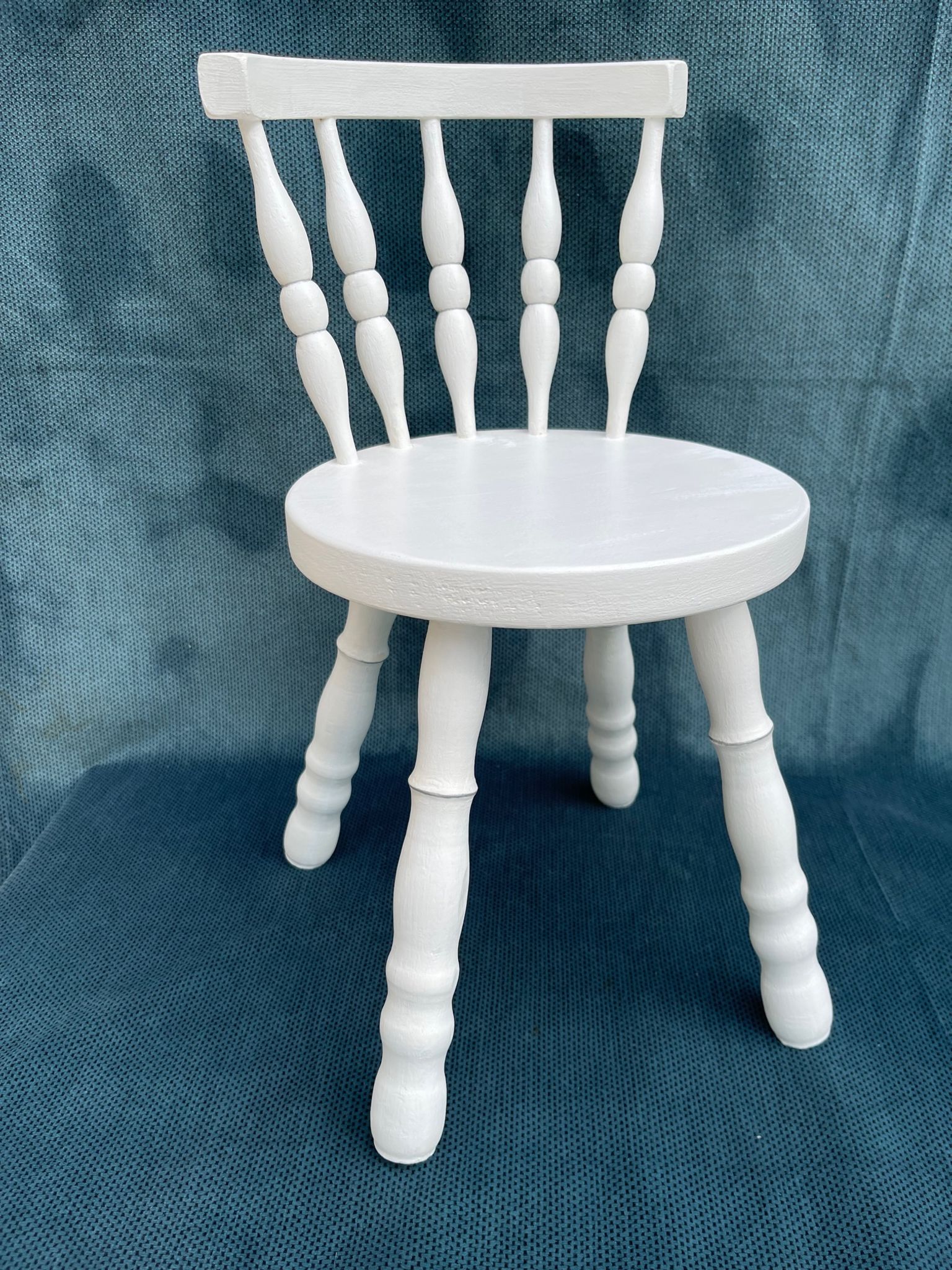 Chaise enfant bois tourné