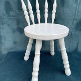 Turned wood children's chair