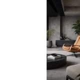 Vintage Mid-Century German Modern Leather Swivel Chairs by Carl Straub