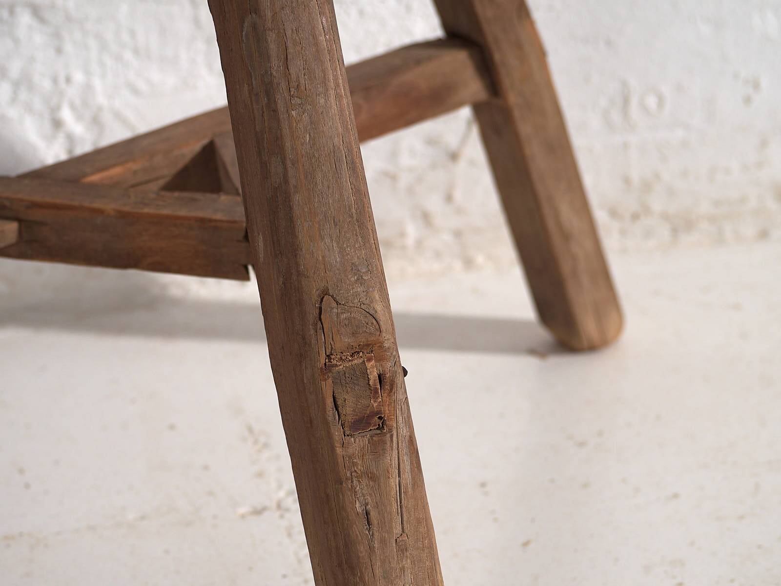 Antique wabi sabi style stool (c.1900)