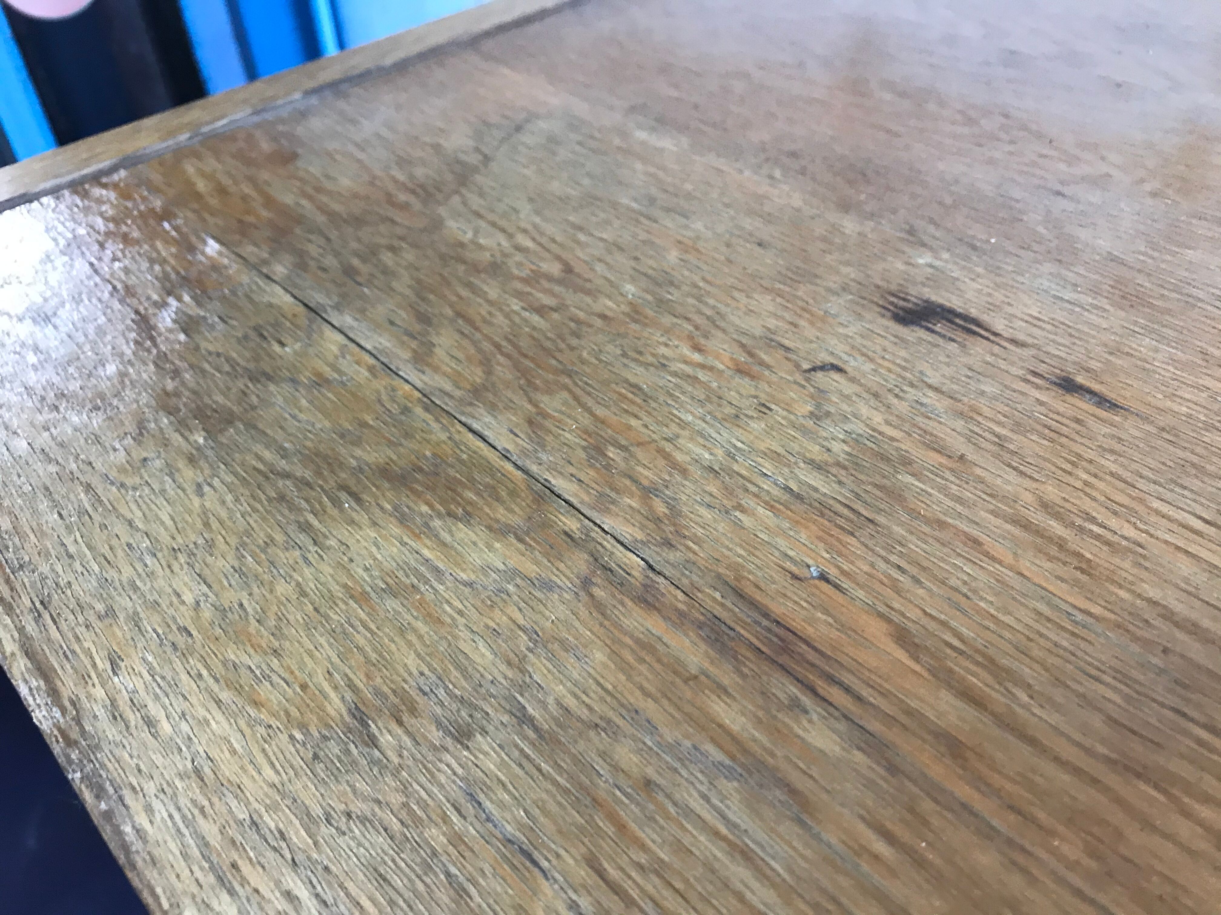 Triple oak notary filing cabinet