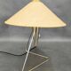 Helena Frantová Table Lamp, Chrome and Paper Shade, Czechoslovakia 1960s