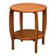 Table d'appoint ou table de plante Art Déco néerlandaise en chêne massif, années 1930.