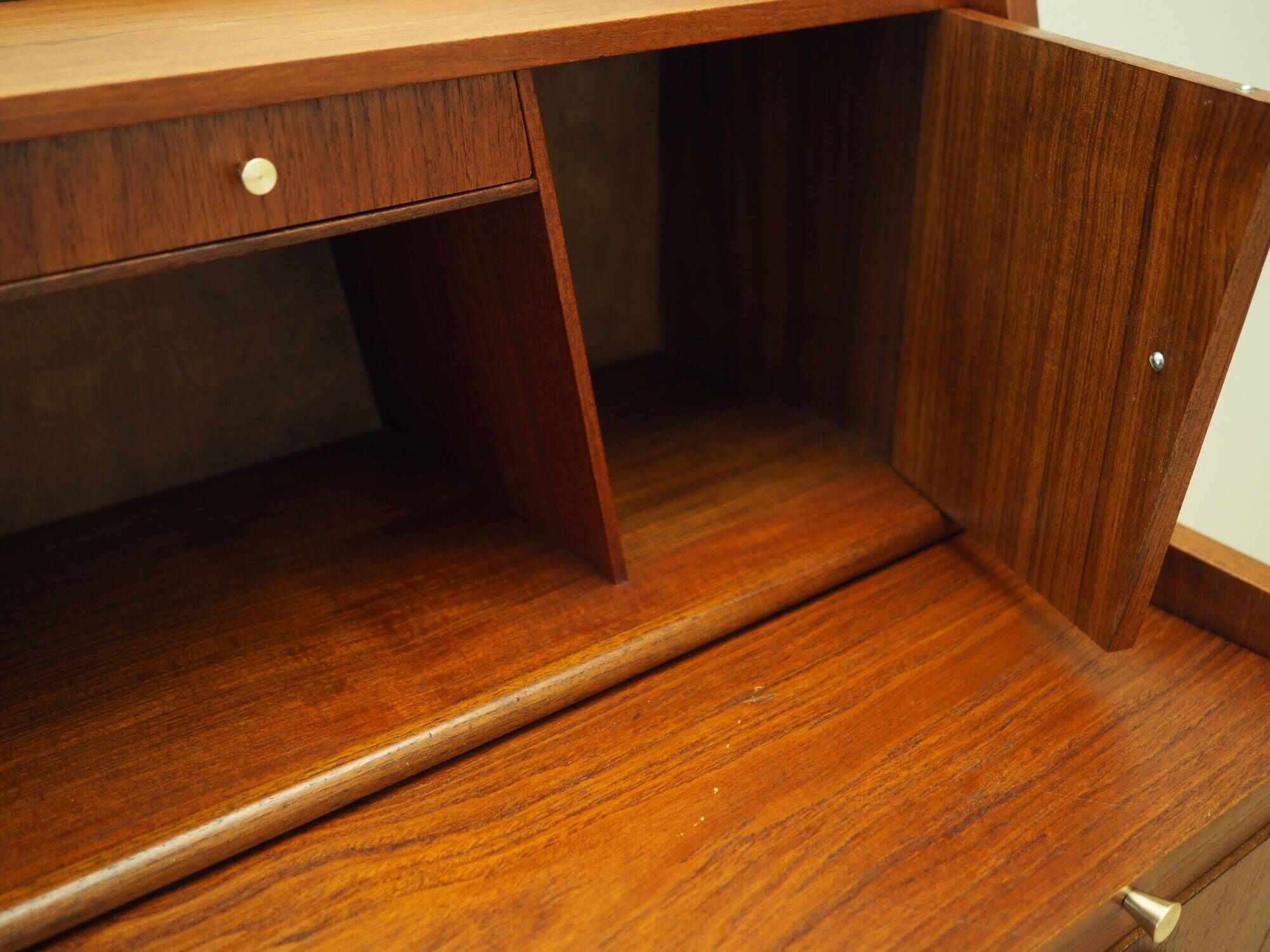 Teak secretary, Danish design, 1970s, production: Denmark