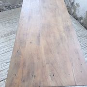 Bistro farmhouse table cherry wood turned legs 180cm
