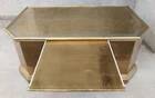 desk design RODOLFO DUBARRY covered brass decor desk brass