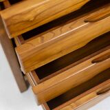 Regain House. Elm chest of drawers. Circa 1970.