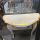 Console en bois peint
