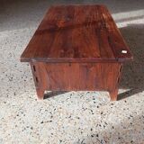 COFFEE TABLE IN SOLID SEHSAM COLONIAL OR RUSTIC INDIAN STYLE