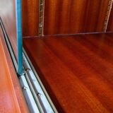 Burwood bookcase, mahogany and display case, 1976