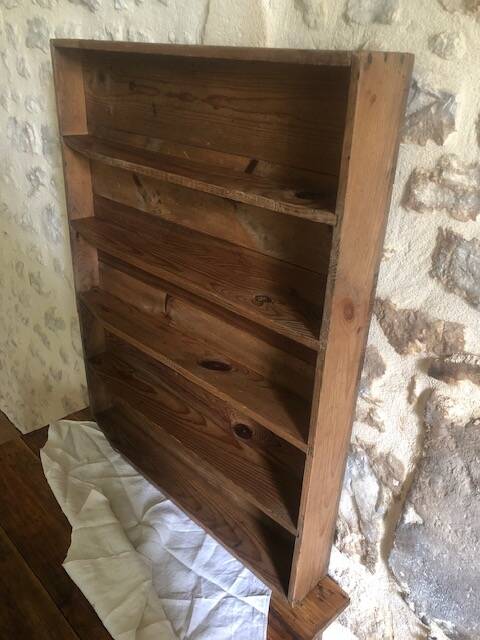Etagère de métier en bois