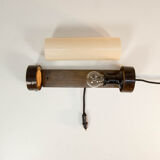 Art deco wooden wall lamp, 1930