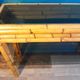 Bamboo console Vivai del Sud 1970s
