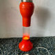 Large floor ashtray lamp tulip space age, with aquatic lighting 70s