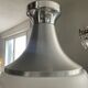 Suspension Stilux Milano en opaline des années 70