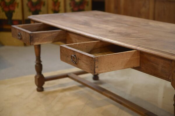 Table de ferme en hêtre fin XIXème