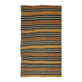 Kilim vintage d’Usak, 243 x 144 cm, laine 100 %, tissé à la main – années 1