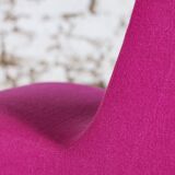 Pink wool armchair, 1970