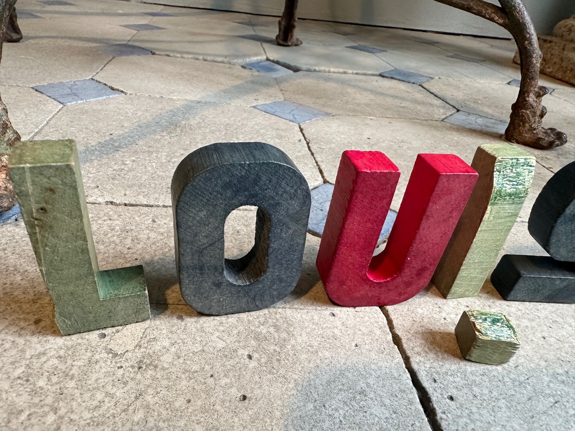 Wooden letters