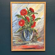 Original Swedish Oil On Canvas – “Stillben” By Osborne – Dated 1976 – Vintage & Framed – 68 × 48 Cm (26.8" × 18.9")