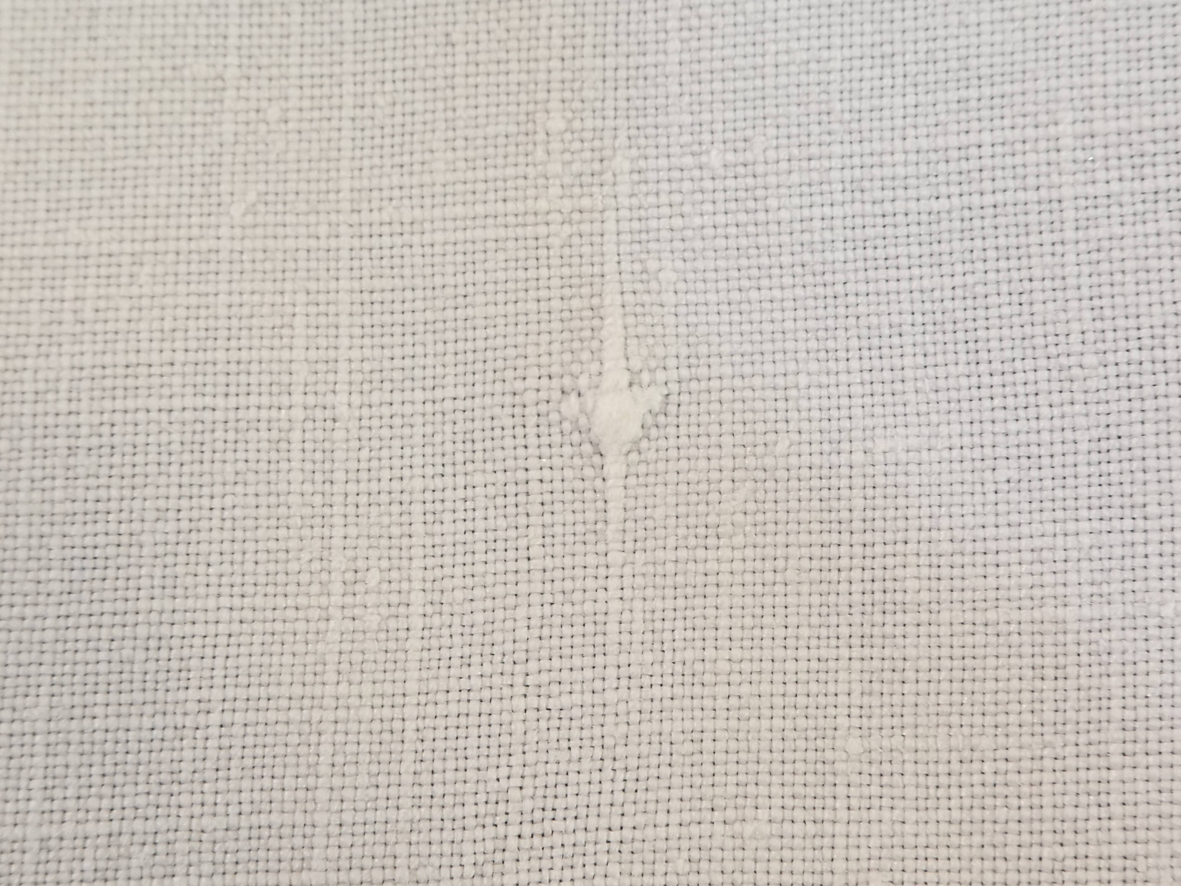 Old Linen Sheet monogram LA