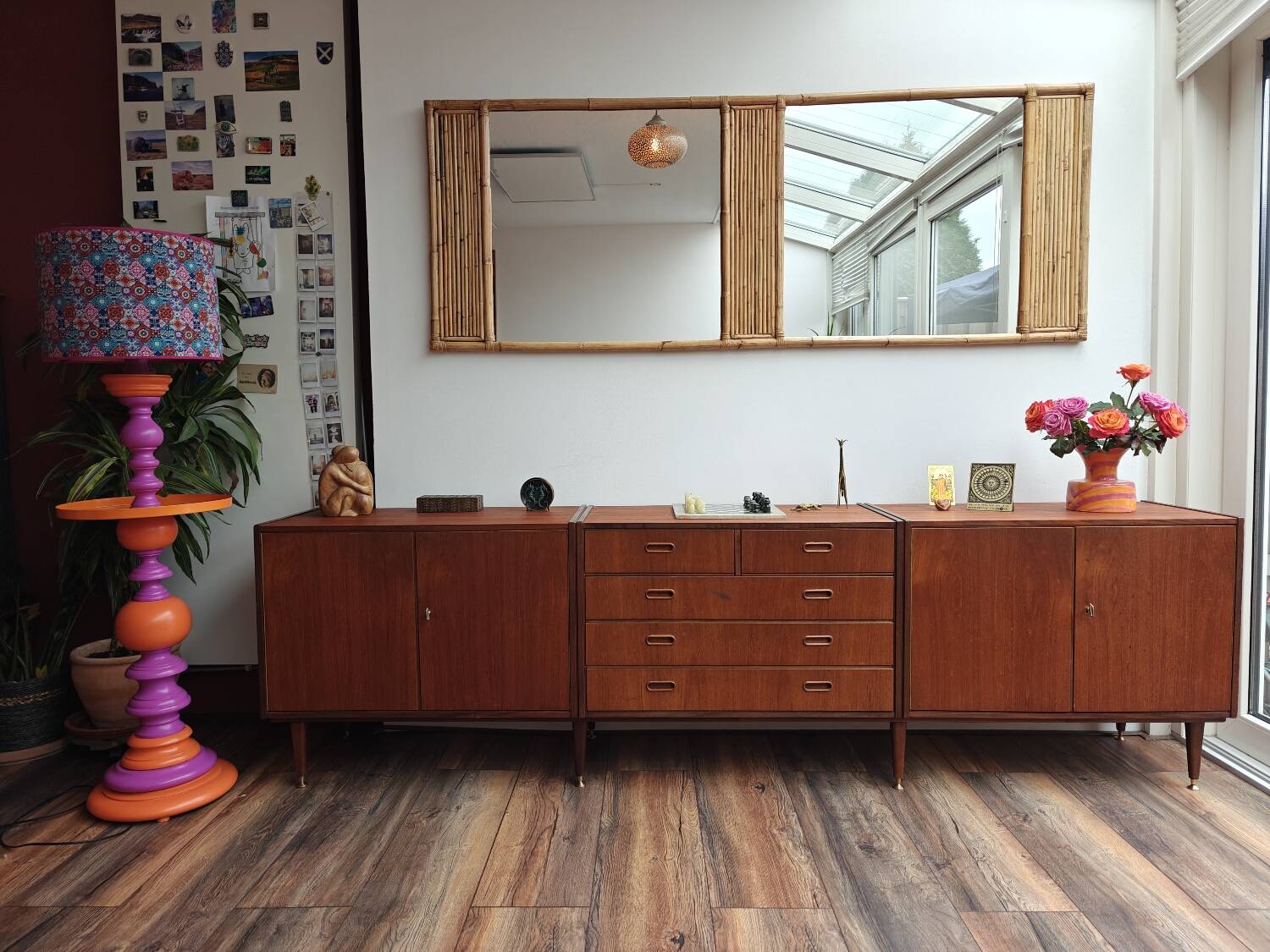 Vintage MCM sideboard dresser XL