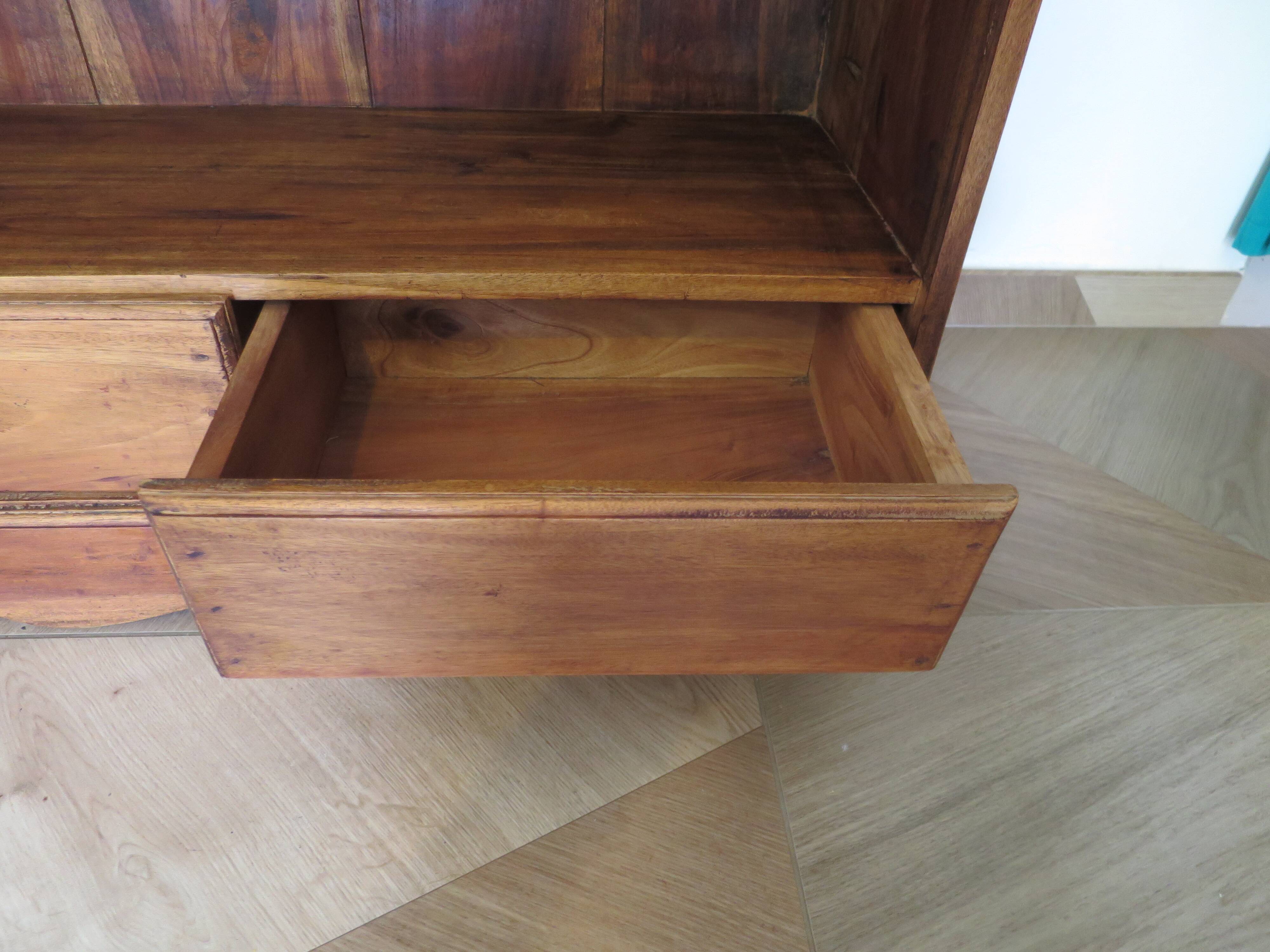 Shelf - bookcase - Bibus - exotic wood - solid wood - 3 levels - 2