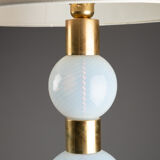 Paire de lampes en verre Murano, XXe siècle