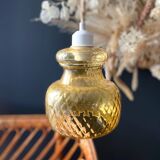 Small cut glass pendant light