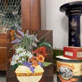Peinture bouquet vintage