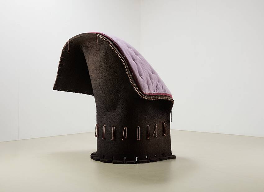 Gaetano Pesce I Feltri Lounge Chair for Cassina Italy 1987