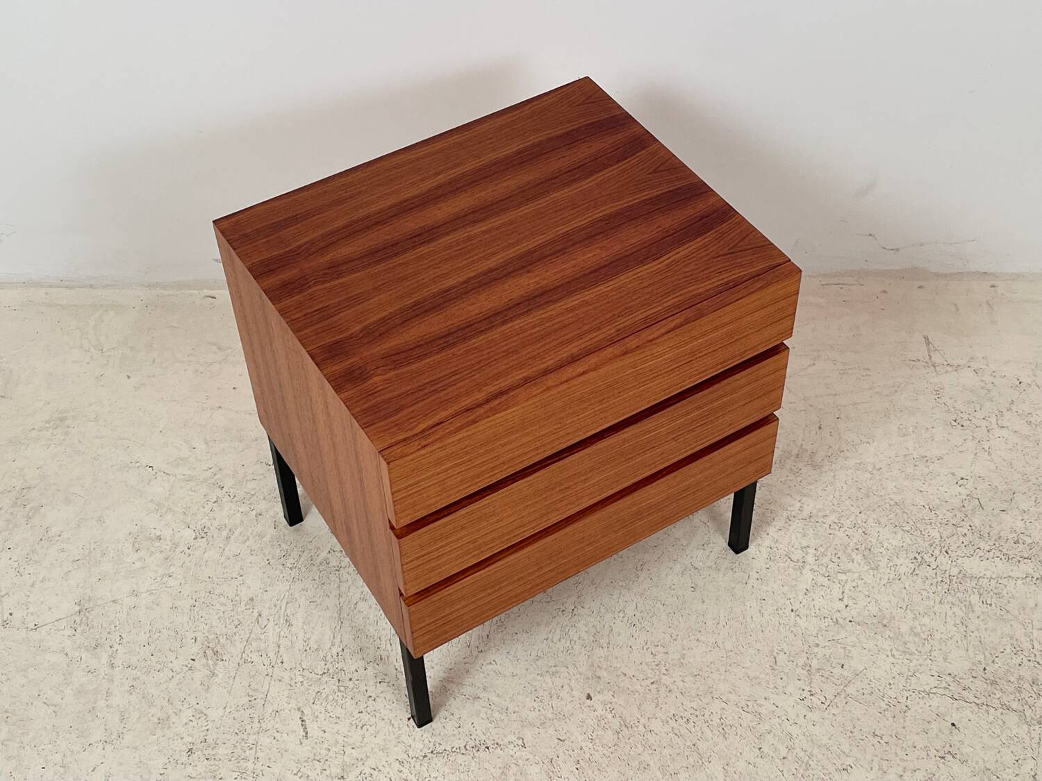 Chest of drawers or bedside table in rosewood 1950